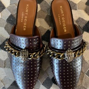 Kurt Geiger chocolate brown flats. Brand new!!